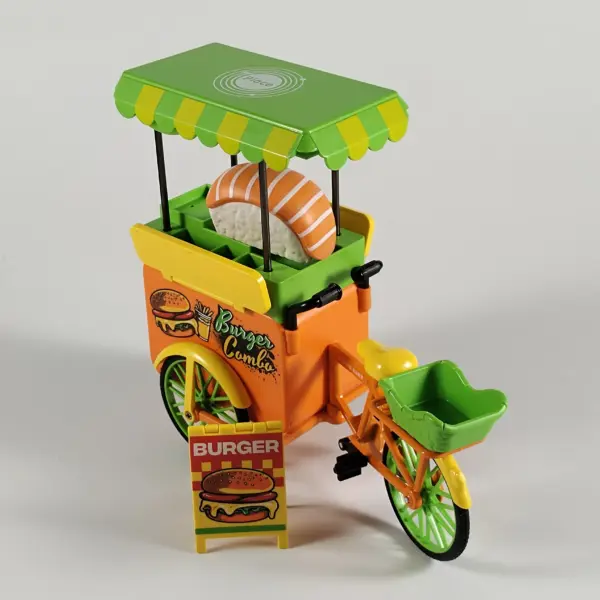 1:10 Scale Diecast Food Truck Model Car - Image 6
