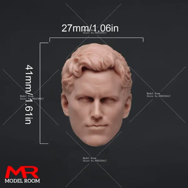 Unpainted 1/6 Leonardo Head Sculpt Model - Image 24