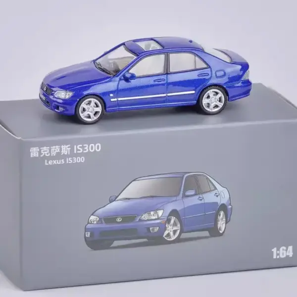 JKM 1/64 Lexus IS300 Classic Diecast Model Car - Image 6