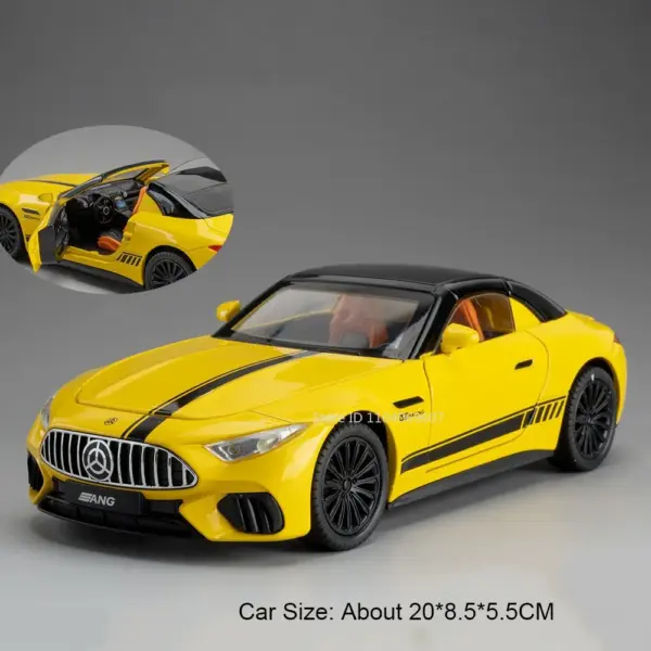 1:22 Scale Z4 SL63 Alloy Diecast Toy Car with Sound and Light - Image 10