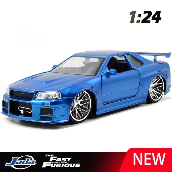 Maisto 1:24 Fast & Furious GTR R34 Diecast Car - Image 8