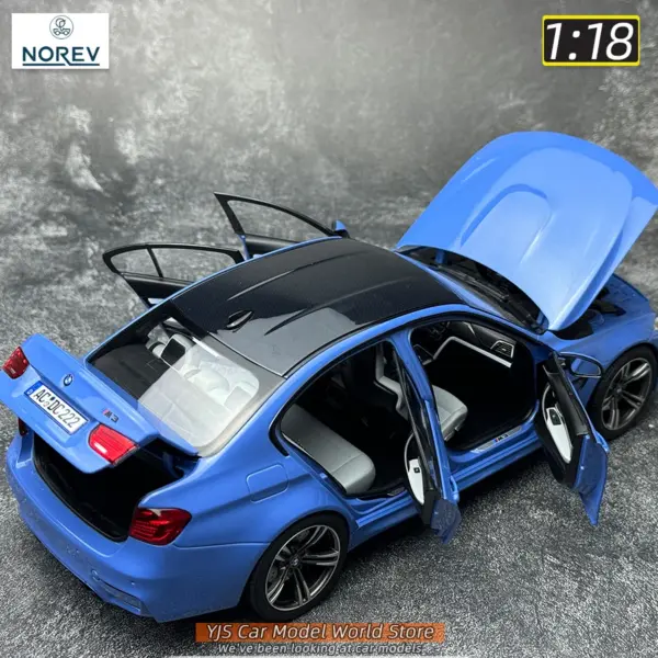 NOREV 1/18 Scale BMW M3 2017 Diecast Model - Image 6