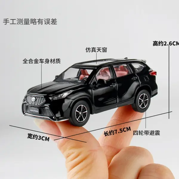 JKM 1/64 Toyota Highlander XSE Diecast Model Car - Image 3