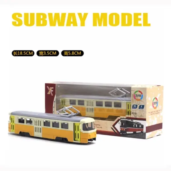 Diecast Alloy Light Rail Tram Model Collectible - Image 6