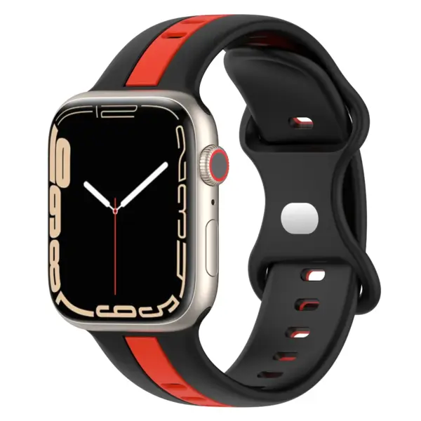 Silicone Sport Loop Strap for Apple Watch Series 10-2 - Image 7