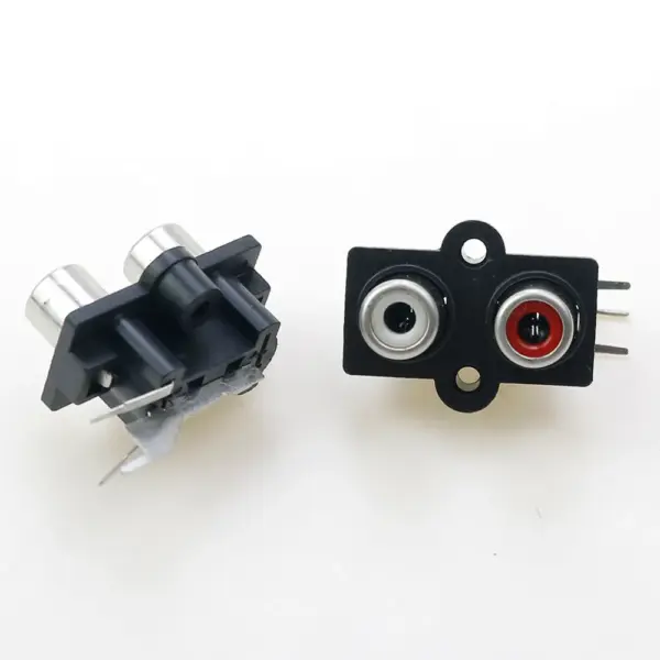 2/4 Hole RCA Female Stereo Socket Connector for Audio Video - Image 3