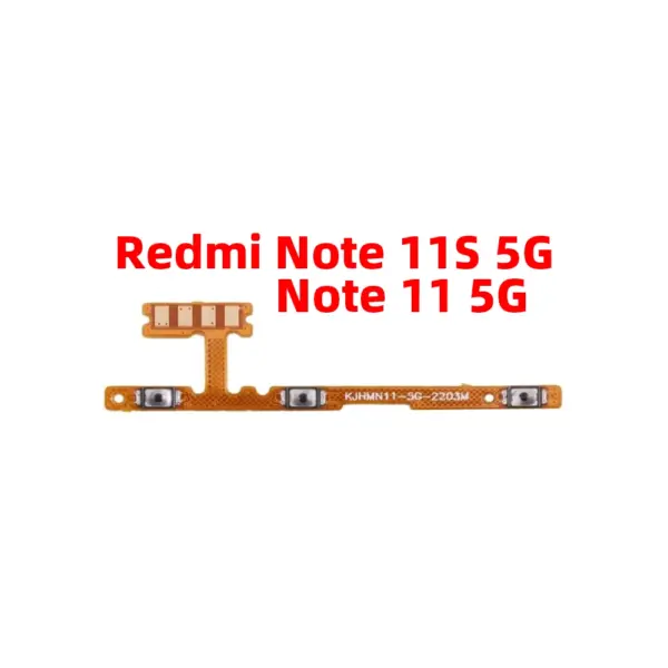 Xiaomi Redmi Note 11S Power and Volume Flex Cable Replacement - Image 2