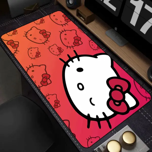 Large Hello Kitty Pink Mousepad for Gaming and Office - Image 6