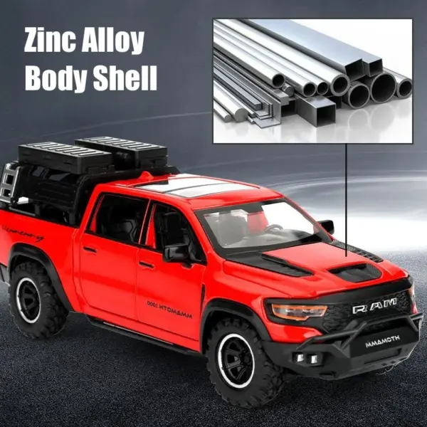 Dodge RAM Mammoth Off-Road Toy Truck Model - Image 3