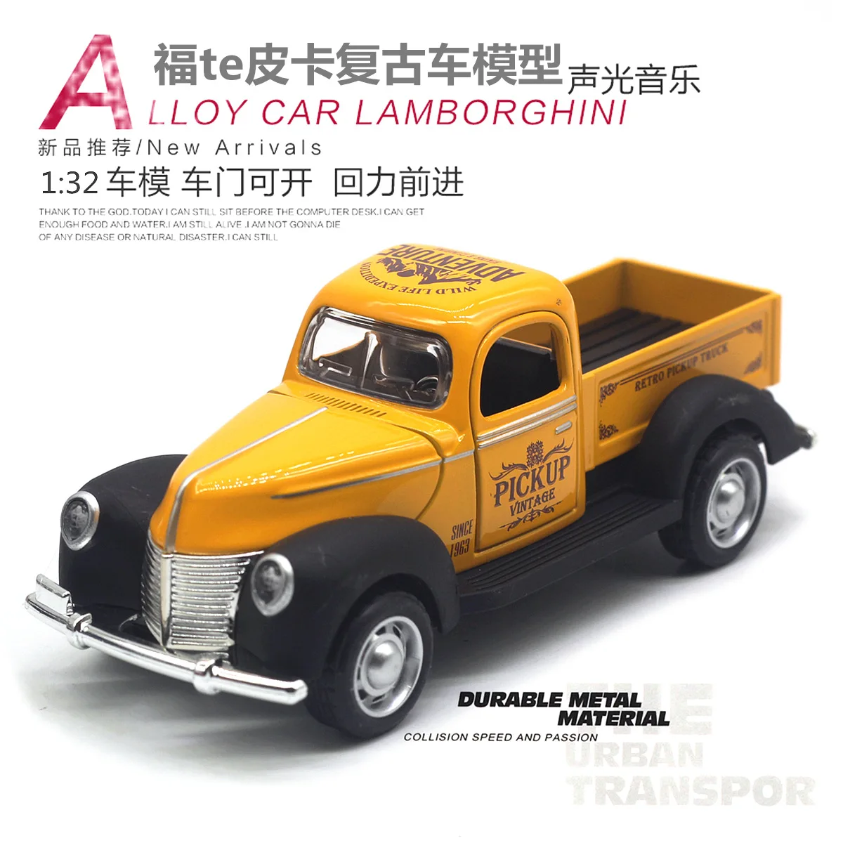 32 Alloy Ford No 3 Vintage Pickup Toy 7 32 Alloy Ford No 3 Vintage Pickup Toy - Image 7