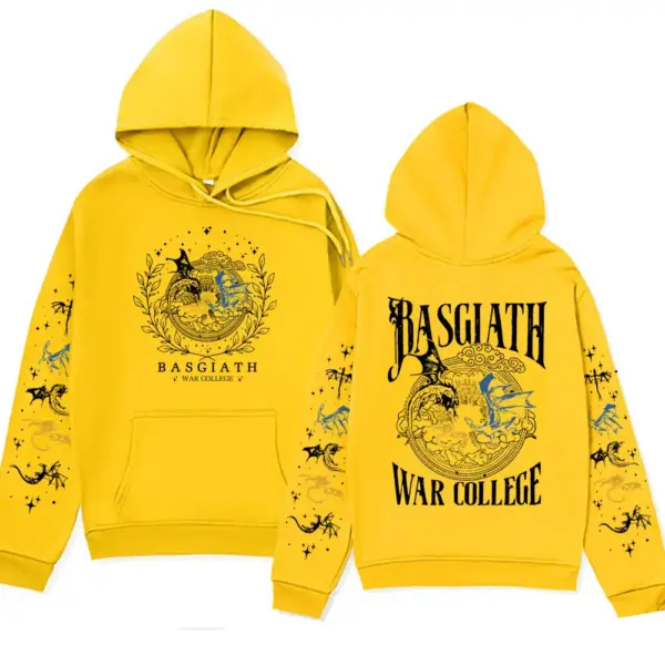 Printed Oversized Hoodie with Dragon Rider Design - Image 9