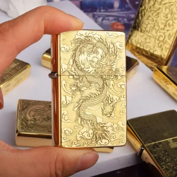ZORRO Copper Windproof Kerosene Lighter - Image 3