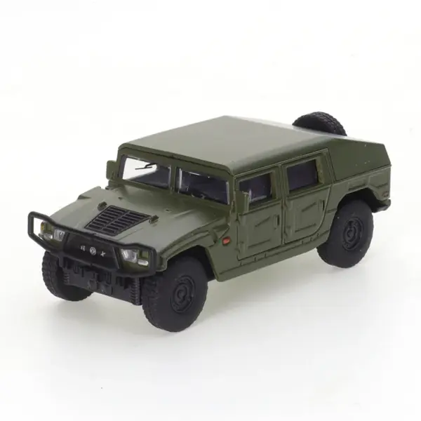 Diecast 1/64 Dongfeng Mengshi Military Vehicle Model - Image 2