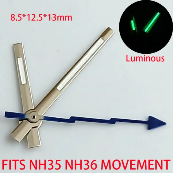 NH36 Watch Hands with Super Luminous Green Tips - Image 18