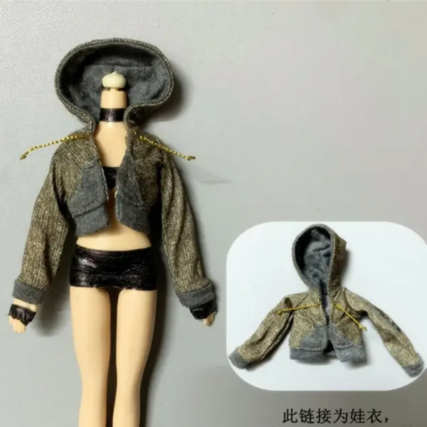 Doll Clothes Fur Top Coat for 11.5-inch Dolls - Image 35