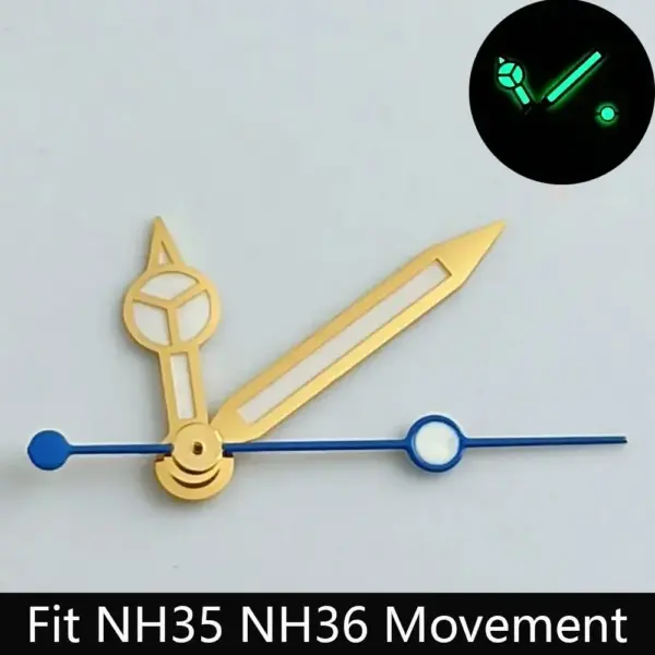 Silver/Gold N H35 Watch Hands for NH35 ETA 286 Movement - Image 41