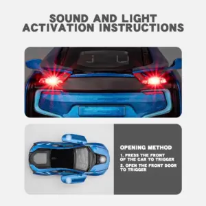 1:32 BMW I8 Diecast Model Car with Lights 11 Sb918d1404ab5448e87c11e1719eff411N