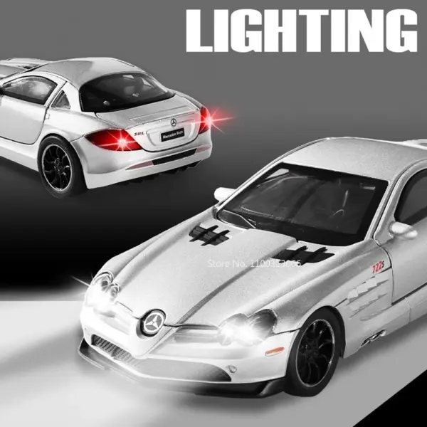 1:32 SLR 772S SLS Alloy Diecast Car Model - Image 5
