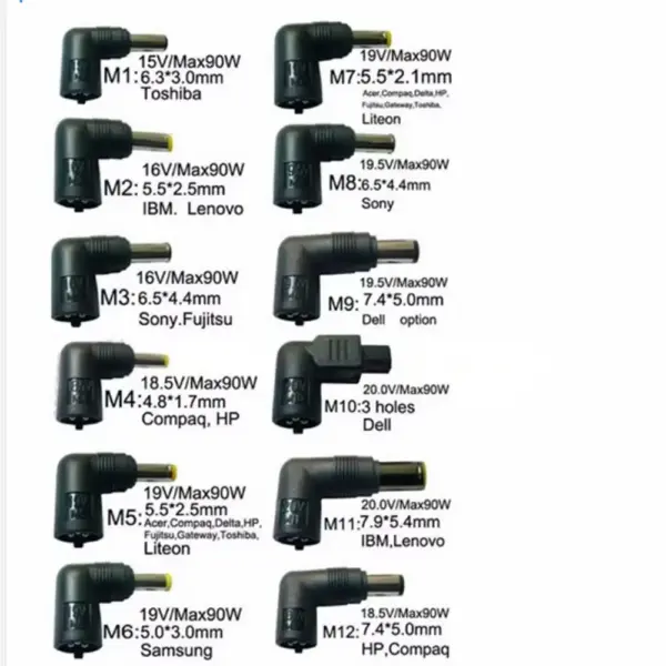 Universal 3-Pin DC Power Adapter for Laptops - Image 6