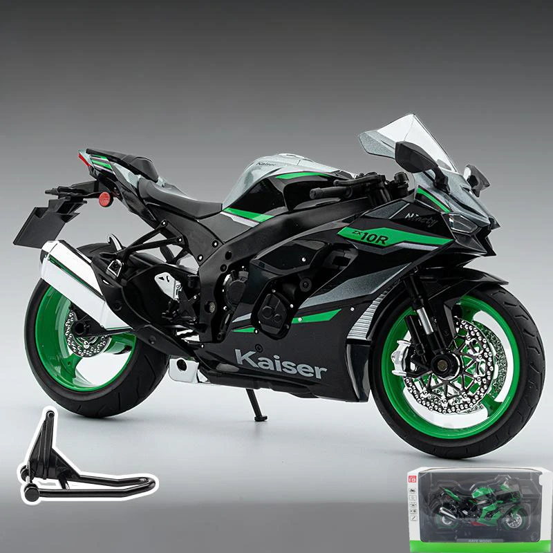 Kawasaki Ninja ZX-10R Diecast Model Motorcycle 8 Kawasaki Ninja ZX-10R Diecast Model Motorcycle - Image 8