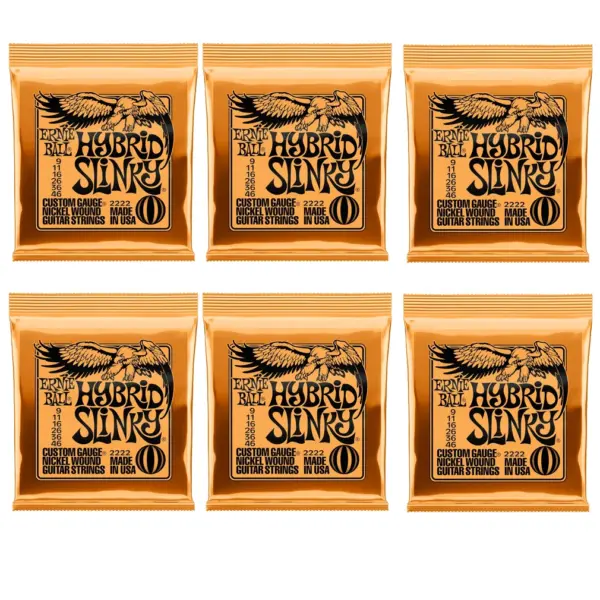 6-Pack Nickel Wound Electric Guitar Strings for Metal - Image 3