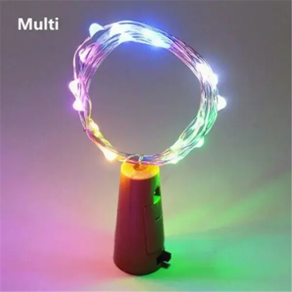 LED Wine Bottle Cork String Lights 2M Christmas Decor - Image 7