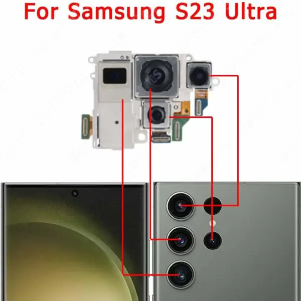 Samsung Galaxy S23 Ultra Rear Camera Module - Image 4