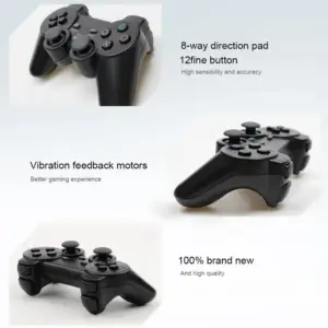 Wireless PS2 Controller with Vibration for PlayStation 15 Sb975058d0ed54b63b616bd72913b4109U
