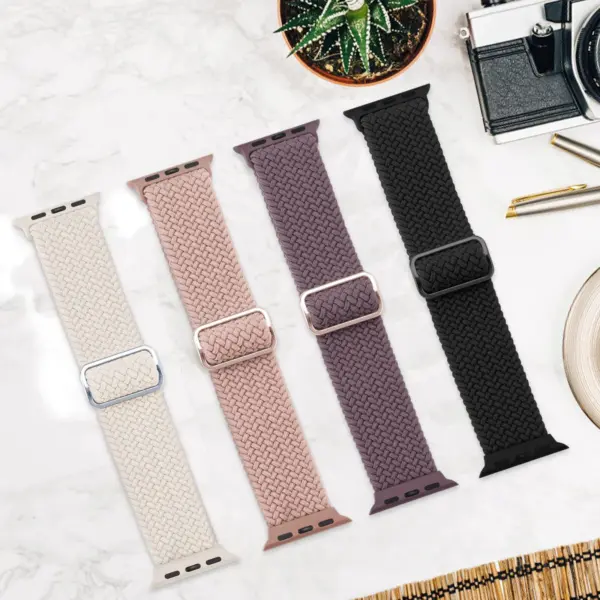 Braided Nylon Solo Loop for Apple Watch Series 1-6 - Image 2