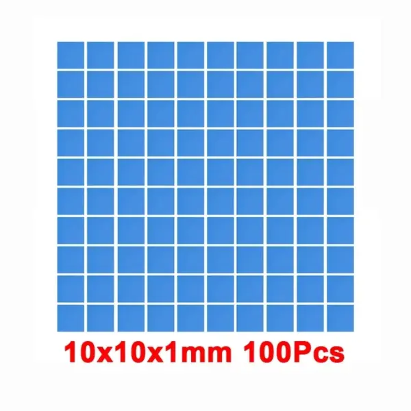 100 Pack Blue Thermal Pads for CPU GPU - Image 14