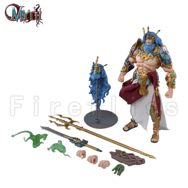 Myth Gods 1/12 Zeus Hades Poseidon Action Figures - Image 4