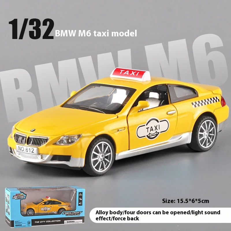 1:32 BMW M6 Taxi Diecast Metal Model 10 1:32 BMW M6 Taxi Diecast Metal Model - Image 10