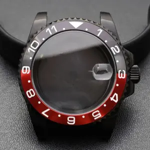 GMT 40.5mm Bidirectional Sapphire Watch Case for NH34/NH35 137 Sb9accea59aa74d8aaa7a7e31bd80682aE