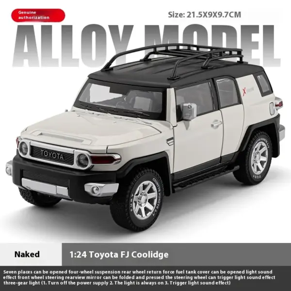 1:24 Toyota FJ Cruiser Diecast Model Car - Image 11