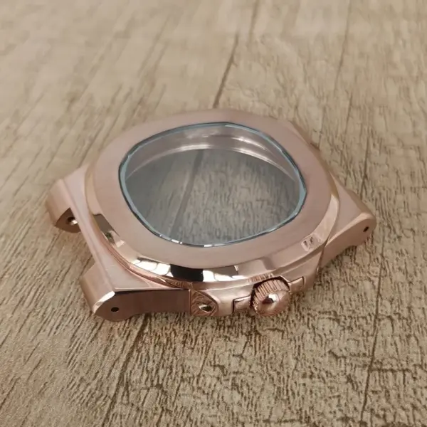 Rose Gold Sapphire Glass Watch Case Set for NH35/NH36 - Image 2
