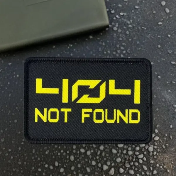 404 NOT FOUND Tactical Military Patch Set for Clothing - Image 4