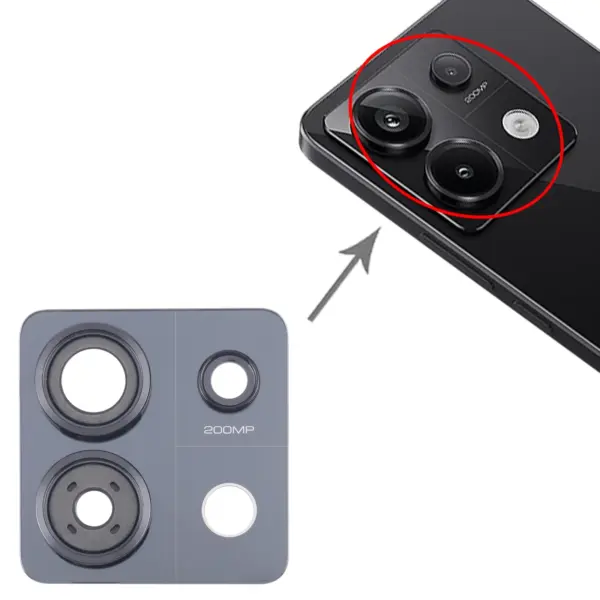 Back Camera Lens Frame for Xiaomi Redmi Note 13 Pro 5G - Image 4