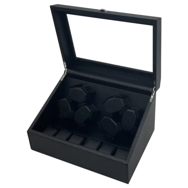 Automatic Watch Winder Box for Rolex Model 6-Gear Rotation - Image 7