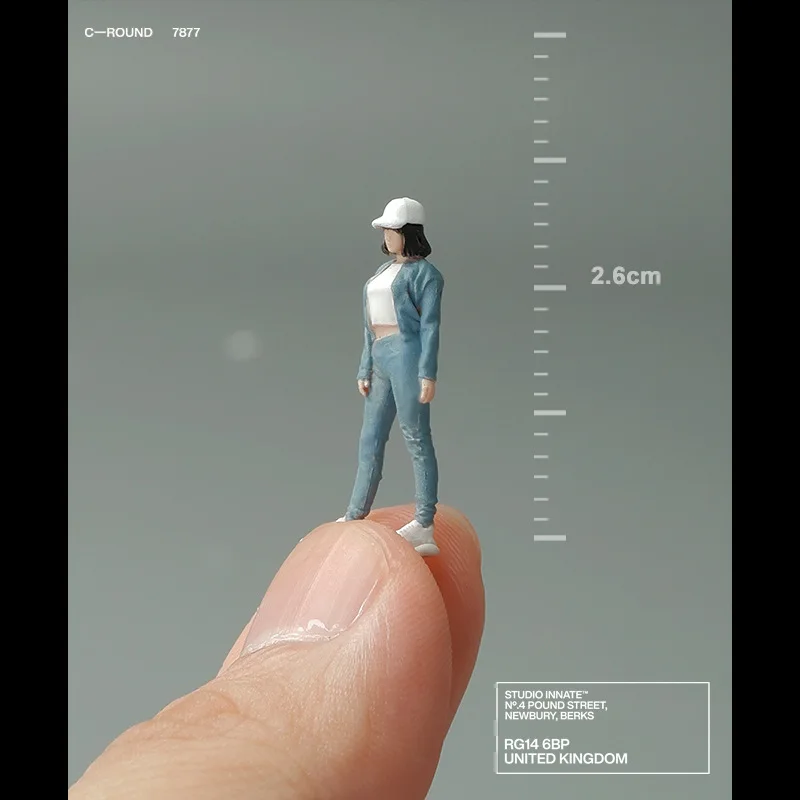 1:64 Resin Miniature Cowgirl Scene Figure 5 1:64 Resin Miniature Cowgirl Scene Figure - Image 5