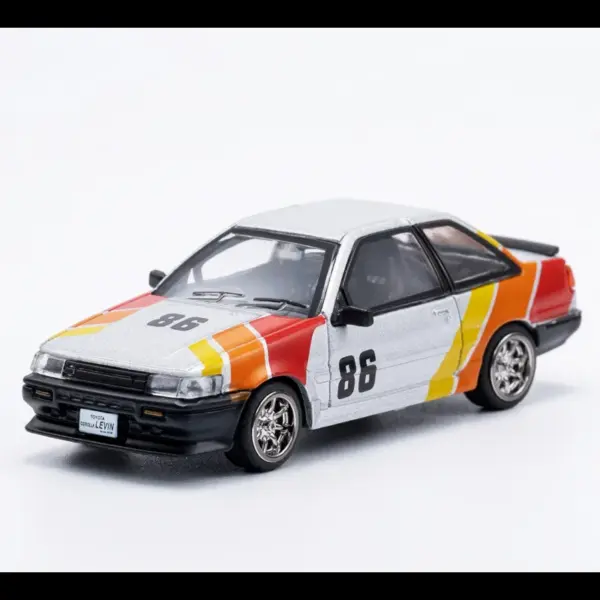 DCT AE86 1/64 Diecast Sports Car Model - Image 2