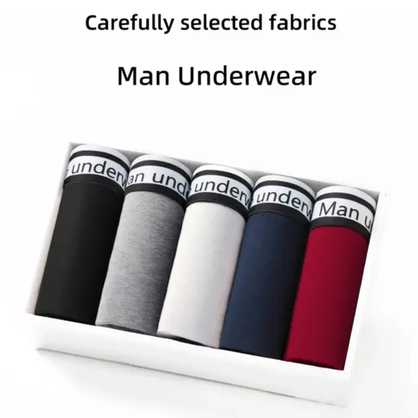 Men's Cotton Boxer Shorts Set, 4-Pack S-XL - Image 3