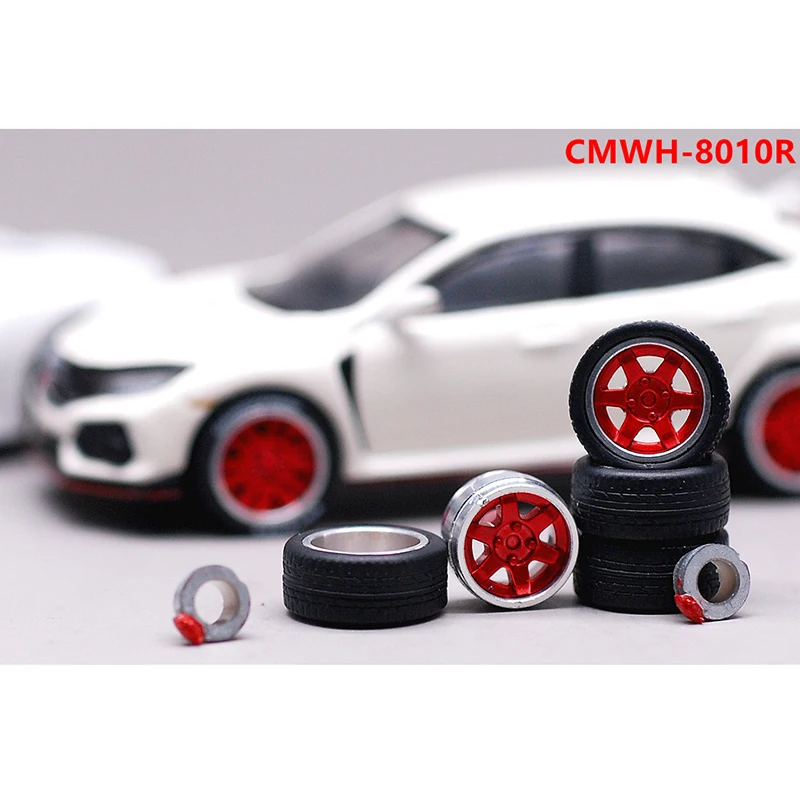 1/64 Alloy Wheel & Tire Set for Model Cars 4 1/64 Alloy Wheel & Tire Set for Model Cars - Image 4