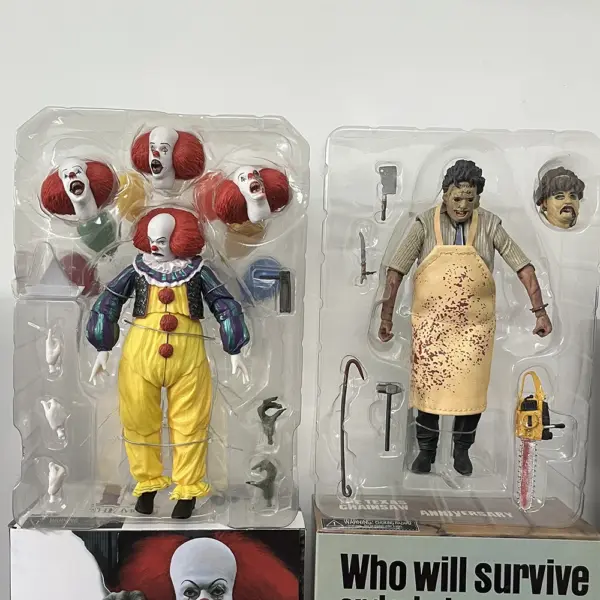 NECA Pennywise Leatherface Horror Action Figure - Image 4