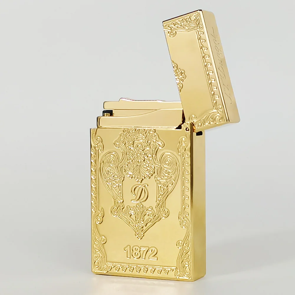 Solid Brass Engraved D Brand Lighter Model #108 2 Solid Brass Engraved D Brand Lighter Model #108 - Image 2