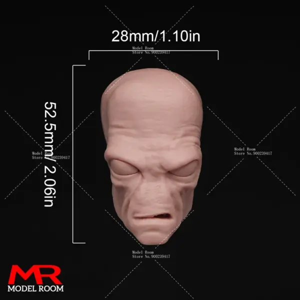 Unpainted 1/6 Leonardo Head Sculpt Model - Image 13