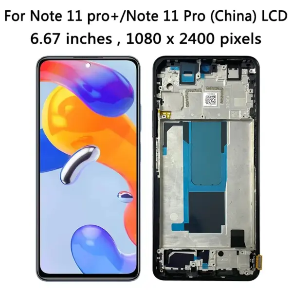 Xiaomi Redmi Note 11 Pro+ 5G LCD Display Screen Replacement - Image 3