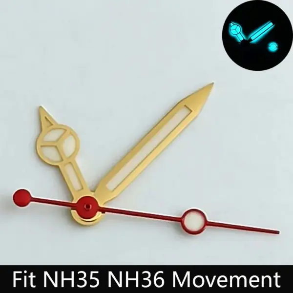 Silver/Gold N H35 Watch Hands for NH35 ETA 286 Movement - Image 30