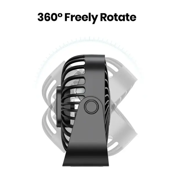 TOPK K52 4-Inch USB Portable Desk Fan - Image 4