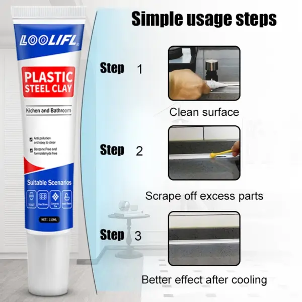 2024 White Kitchen & Bathroom Sealant - Image 3