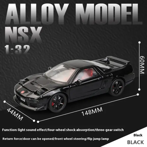 1:32 Honda Acura NSX NA1 Diecast Model Car - Image 10